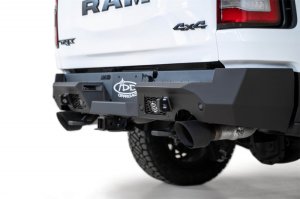 RAM 1500 TRX Bumper - Rear - Addictive Desert Designs - Stealth Fighter - Hammer Black - 2021